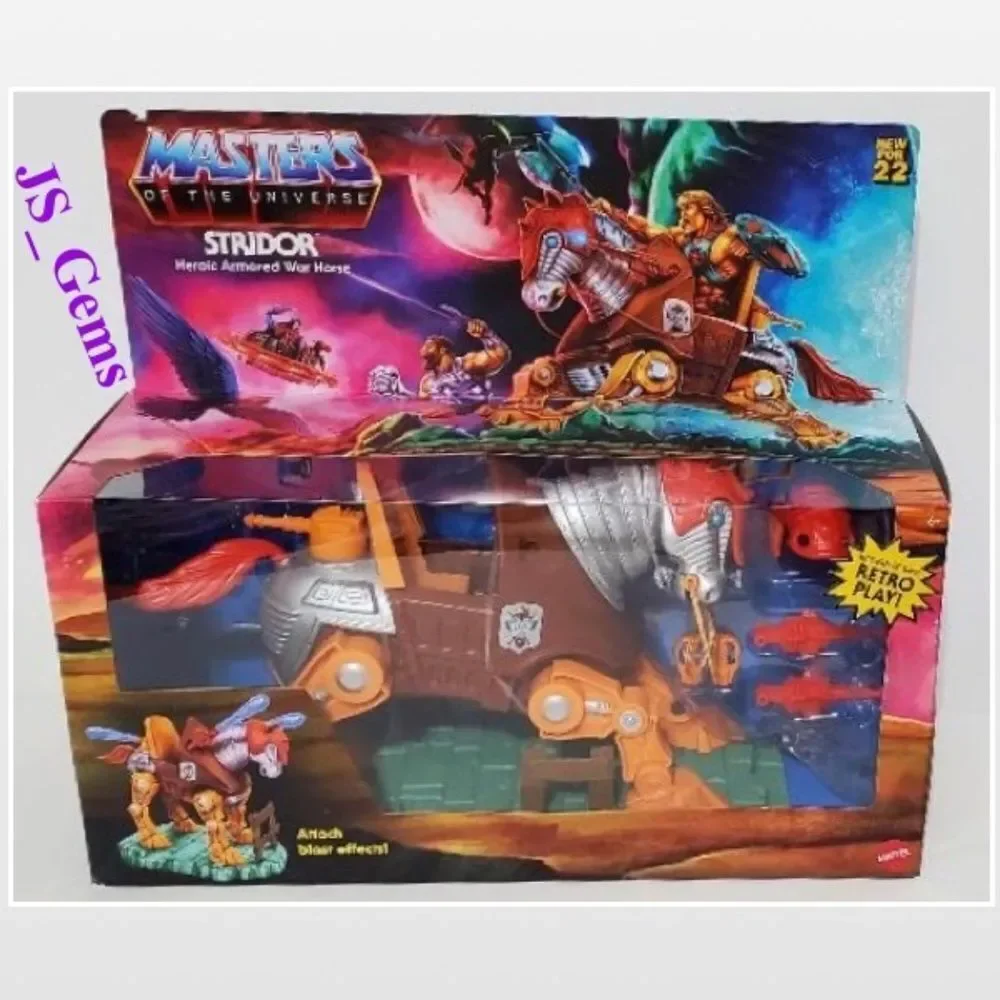 New Mattel Masters of the Universe MOTU Stridor Horse Kid Toy